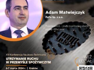 Utrzymania ruchu w przemyśle spożywczym, Adam Matwiejczyk, PePe Sp. z o.o.